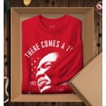 thumbnail image 3 of S4E Men's Martin Luther King Jr. Silence is Betrayal Long Sleeve ShirtXX-Large Red, 3 of 4
