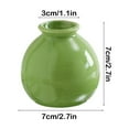 thumbnail image 4 of Msgweeeg Ceramic Vase Small Vases Cute Scandinavian Style Simples Ceramic Vase Living Room Desktop Dining Table Entryway Home Decorative Ornaments for Office Desk, 4 of 7
