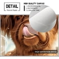 thumbnail image 2 of HFDF Highland Cow Wall Art - Cute & Funny Cow Prts, Modern Style Bathroom Decor 16x12inch Framed, 2 of 6