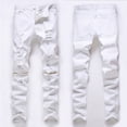 thumbnail image 4 of Jeans Skinny Déchirés Slim Fit Biker pour Hommes, 4 of 5