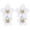 White-b, variant on 2025 925 Silver Gold Rose Clip on Hoop Earrings for Women Gold Stud Earrings for Earring Dangle Women Fashion Jewelry