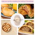 thumbnail image 4 of 5-Piece Dumpling Maker, Dumpling Mold Set with Dough Cutter Stuffing Spoon, Dumpling Press for Empanada, Chinese Dumpling, Turnovers, Calzone, Pierogi, Ravioli (L+L), 4 of 4