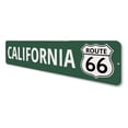 thumbnail image 4 of California Route 66 Novelty Sign, Metal Wall Decor - 4x18 inches, 4 of 4