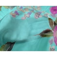 thumbnail image 4 of oneOone Silk Tabby Fabric Watercolor Leaves & Peony Floral Print Fabric BTY 42 Inch Wide, 4 of 4