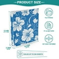 thumbnail image 5 of Iauyy PVC Round Ring Binders, 200 Page Capacity, 2 Pack，Flower Pattern, 5 of 8