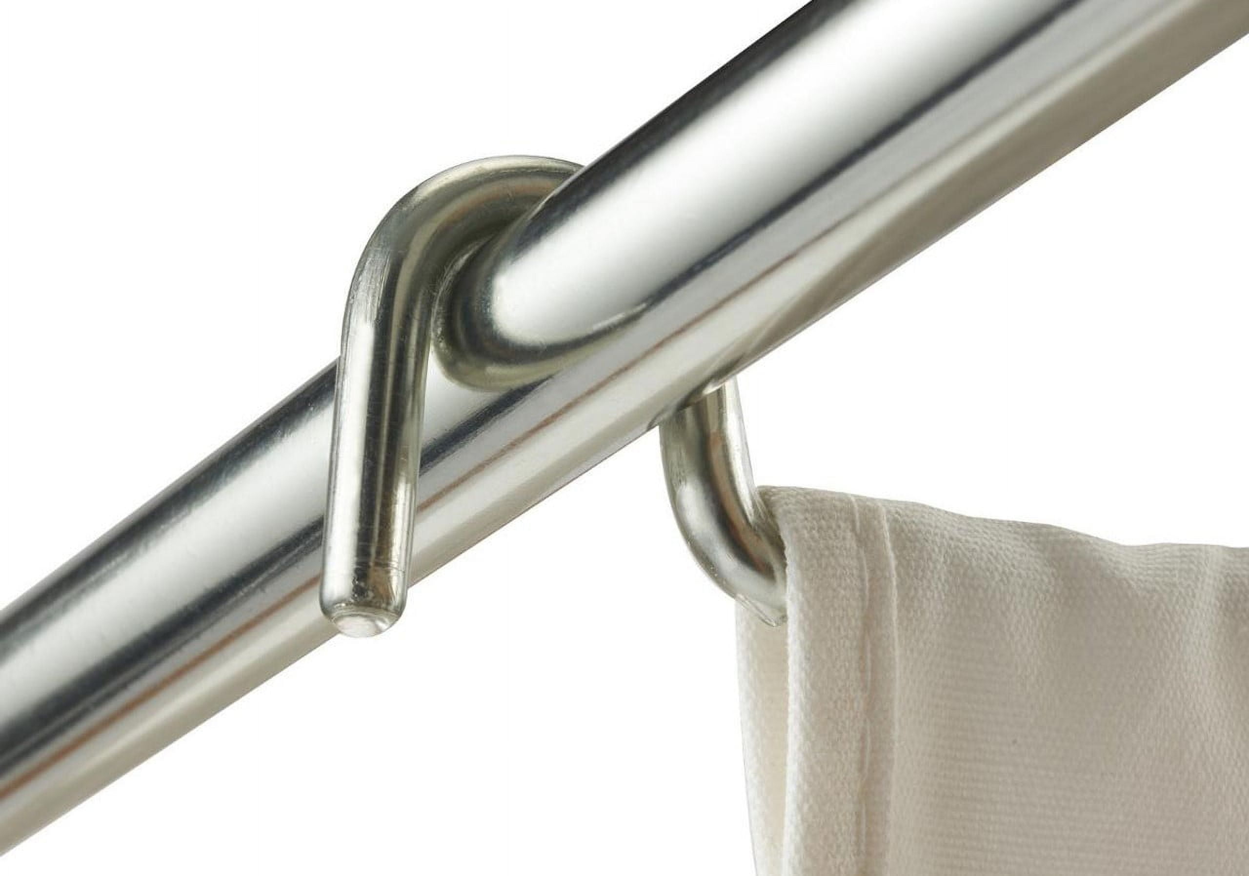 TRINITY 3-Bag White Laundry Cart w/ Champagne Poles