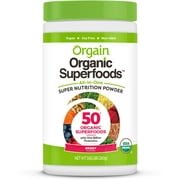 Orgain Organic Superfoods, All-In-One Super Nutrition, Berry Flavor, 0.62 lbs (280 g)