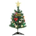 thumbnail image 5 of vidaXL Mini Artificial Pre-lit Christmas Tree with LEDs Xmas Decoration Green, 5 of 10