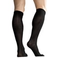 thumbnail image 2 of +MD Calcetines de compresión de algodón hasta la rodilla 15-20 mmHg, 6 pares, 2 of 6