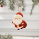 thumbnail image 4 of ¡Precios Increíbles!, Colgante pequeño de resina navideña, colgante de Papá Noel con forma de copo de nieve, adorno para árbol de Navidad Akmoler, 4 of 8