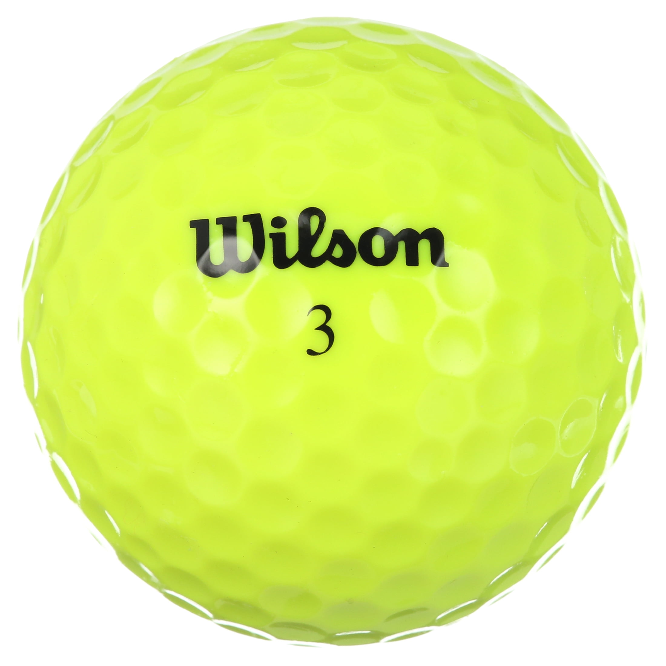 Wilson Golf Balls with Mesh Bag, Yellow, 24 Pack