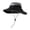 Black, variant on Men Women UPF 50 Fishing Sun Hat, Extra Wide Brim Bucket Cap for Hiking Camping Breathable Outdoor Safari Hat with Chin Cord Black One Size