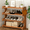 4 Tiers-Simple, variant on MEHOOM 4 Tier Bamboo Shoe Rack Organizer for Closet, Entryway, Dorm, Garage, Sturdy Shoe Storage Shelf, 28"x11"x20" (Natural)