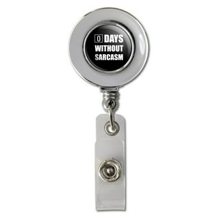 Retractable Badge Reel Holder With Clip, Funny Cartoon Animated Organs