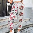thumbnail image 2 of Pantalones de vestir Gibobby para Mujer chándal estampado del Día de San Valentín con bolsillos cintura alta deportivos gimnasio ajuste atlético Rojo M, 2 of 4