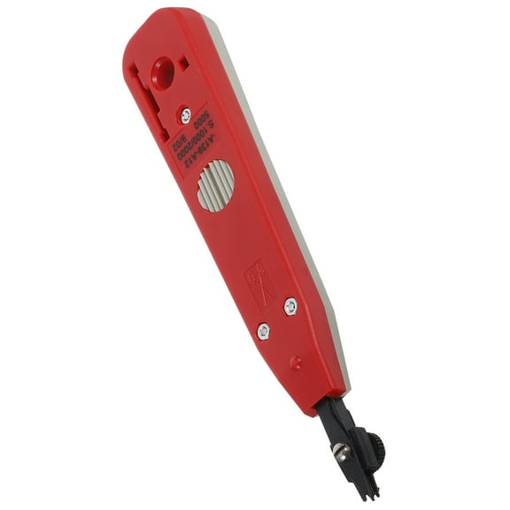 FRCOLOR Ethernet Punch Down Tool Multi-Functional Crimping Punch Down Computer Cable Insertion Tool for Homes and Offices Wiring
