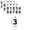 3pc Nanofilm License Sticker License Number Reflective Invisible