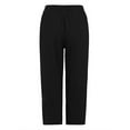 thumbnail image 3 of ZANZEA Women Cropped Pants Capris Baggy Ladies Pull-On Trousers, 3 of 3