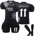 thumbnail image 1 of Maillot de Football pour Enfants Garçons Filles RODRYGO 11# VINI JR.7# MODRIC 10#, 1 of 2