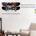 thumbnail image 6 of 1 Pairs Skateboard Rack Skate Deck Wall Mount Skateboard Rack Strong Acrylic for Ski Board Skateboard Deck Skateboard,1 pair skateboard display rack,Transparent, 6 of 7
