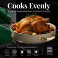 thumbnail image 6 of Gotham Steel Modern 12 Inch Ceramic Frying Pan Non Stick with Lid, 4 Quart Large Jumbo Cooker with Helper Handle, Saute Pan Nonstick Skillet, Nonstick Deep Frying Pan with Lid, Cream, 6 of 9