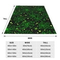 thumbnail image 3 of Pofeuu Green Bright Web with Spiders Print Ultra-Soft Micro Fleece Blanket,for Bed Or Sofa,All Season Throw Blankets Flannel Blanket-80"x60", 3 of 7