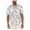 White - brightwhite, variant on CubAvera Mens Linen Paisley Button Up Shirt, White, Small