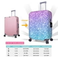 thumbnail image 6 of Kll Multicolor Glitter Luggage Cover Suitcase Cover Suitcase Protector (Luggage not included)-Small, 6 of 8