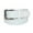 White, variant on CTM  Elastic Braided Stretch Belt with Silver Buckle (Men)