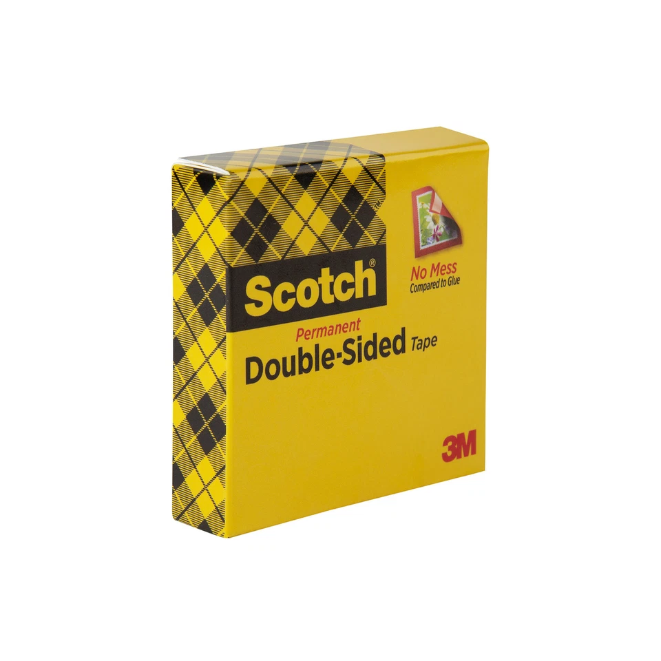 BUTTERFLY- Scotch® Double Sided Tape 665, 3/4 In X 1296 In, Boxed
