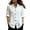 White, variant on cocolona Linen Button Down Solid Color Blouses for Women Collar Long Sleeve Shirts Dressy Casual Tops