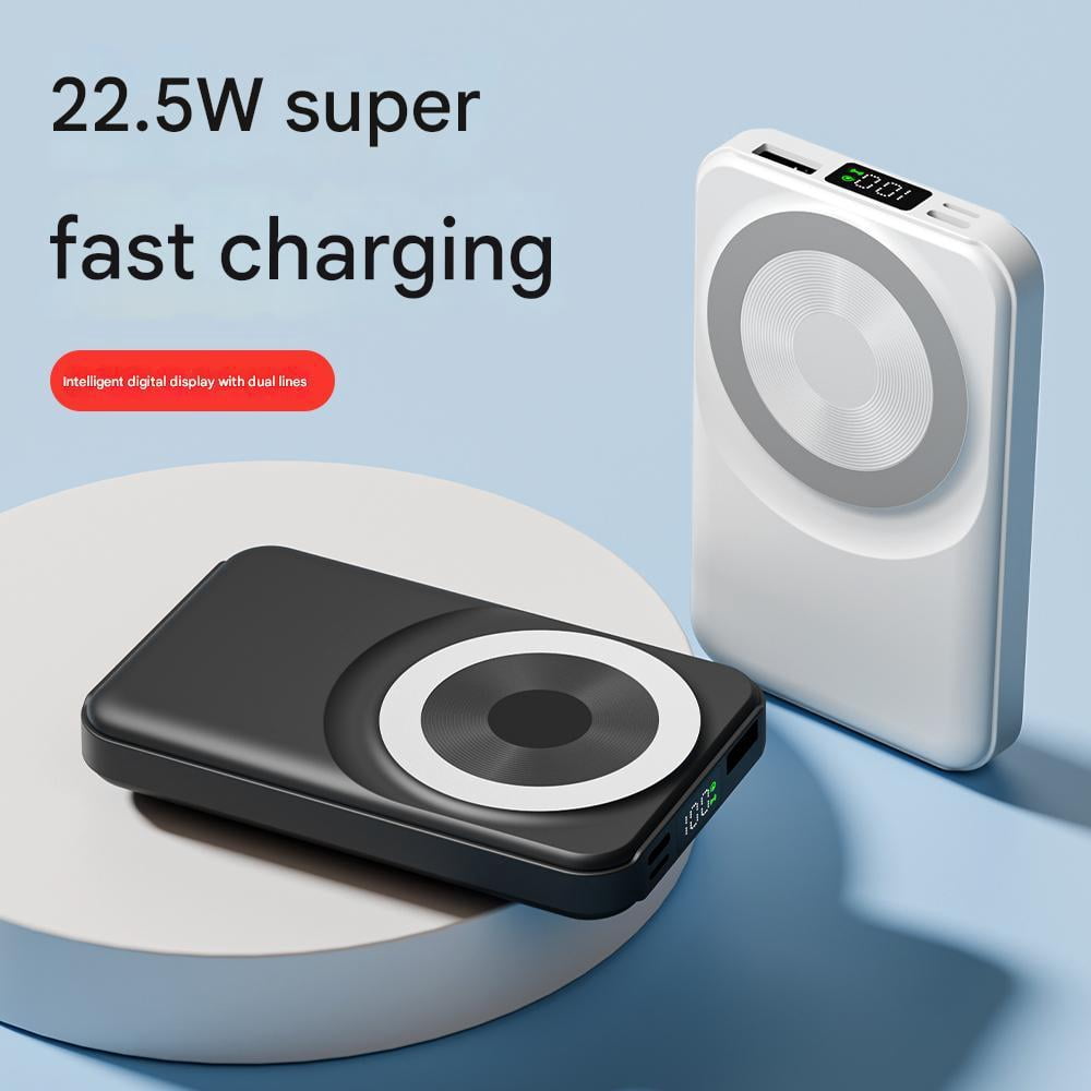 30000mAh Portable Power Bank with LED Display & Fast Charging, Includes Cables/Stand for iPhone/Android Phones, Digital Devices, Outdoor Emergency Battery Pack Gift