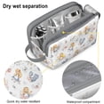 thumbnail image 4 of Toiletries Bag,Princess and Cat Pattern Mens Womens Toiletry Bag Bathroom Bag,Waterproof Toiletry Travel Bag Dopp Kit Shaving Bag 11x6.3x5.1 Inch, 4 of 5