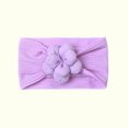 thumbnail image 2 of Zwiiyzr Bows for Girls Headbands Toddler Cute Bowknot Flower Solid Color Baby Headdress Elastic Band Hair Band Hair Accessories for 0-3 Years Purple, 2 of 4