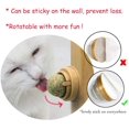 thumbnail image 2 of Balles d'Herbe à Chat, Feuille de Menthe Pure Naturelle Rotative, Jouet Interactif pour Chat, Jouet pour Enlever les Poils de Chat, 2 of 4