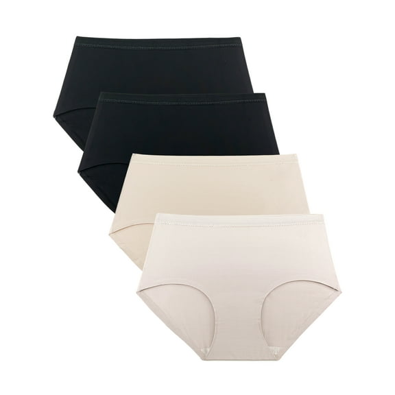 B2BODY Seamless Panties for Women Super Breathable Briefs XS-3X Plus Size Multi-Pack