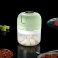thumbnail image 1 of Oleegame 1PC 250 ML Electric Garlic Mincer USB Charging Garlic Chopper Food Chopper Kitchen Tool For Meat Vegetable Baby Green, 1 of 5