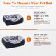 thumbnail image 5 of Cama para perros GASUR rectangular ortopédica lavable para perros grandes, 5 of 7