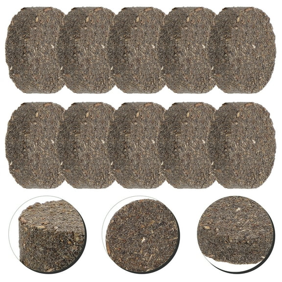 OUNONA 10Pcs Natural Wood Kindling Blocks Fire Starter Outdoor Camping Firewood Instant Flame Cubes