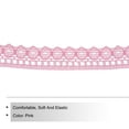 thumbnail image 3 of Lace Trim, 10 Yards 1/2 Inch Vintage Lace Ribbons for Craft Package Decoration Wedding Headbands Pink, 3 of 6