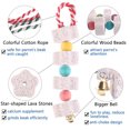 thumbnail image 3 of Parrot Calcium Supplement Mineral Food String Bird Beak Grinding Stone Chewing Toy With Bell For Chinchilla Squirrel, 3 of 7