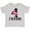AC-Heather Grey, variant on 4th Birthday Flamingo Girls Toddler T-Shirt