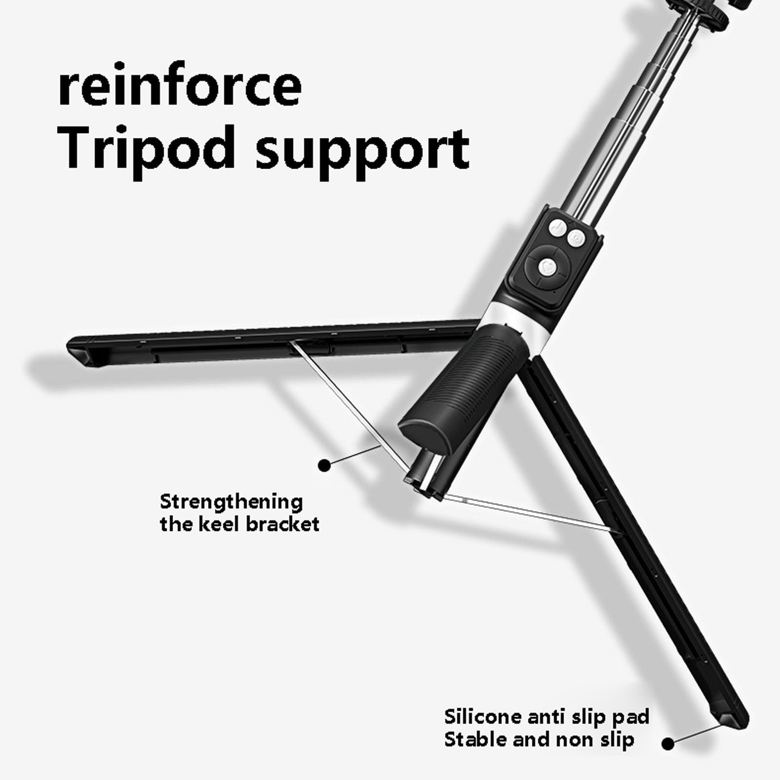 Remote control dual-light phone holder, pink, 6 In 1 Selfie Stick With Fill Light Wireless Selfie Stick Phone Tripod & Selfie Stick Selfie Stick Fill Light Selfie Stick And Double Fill Light