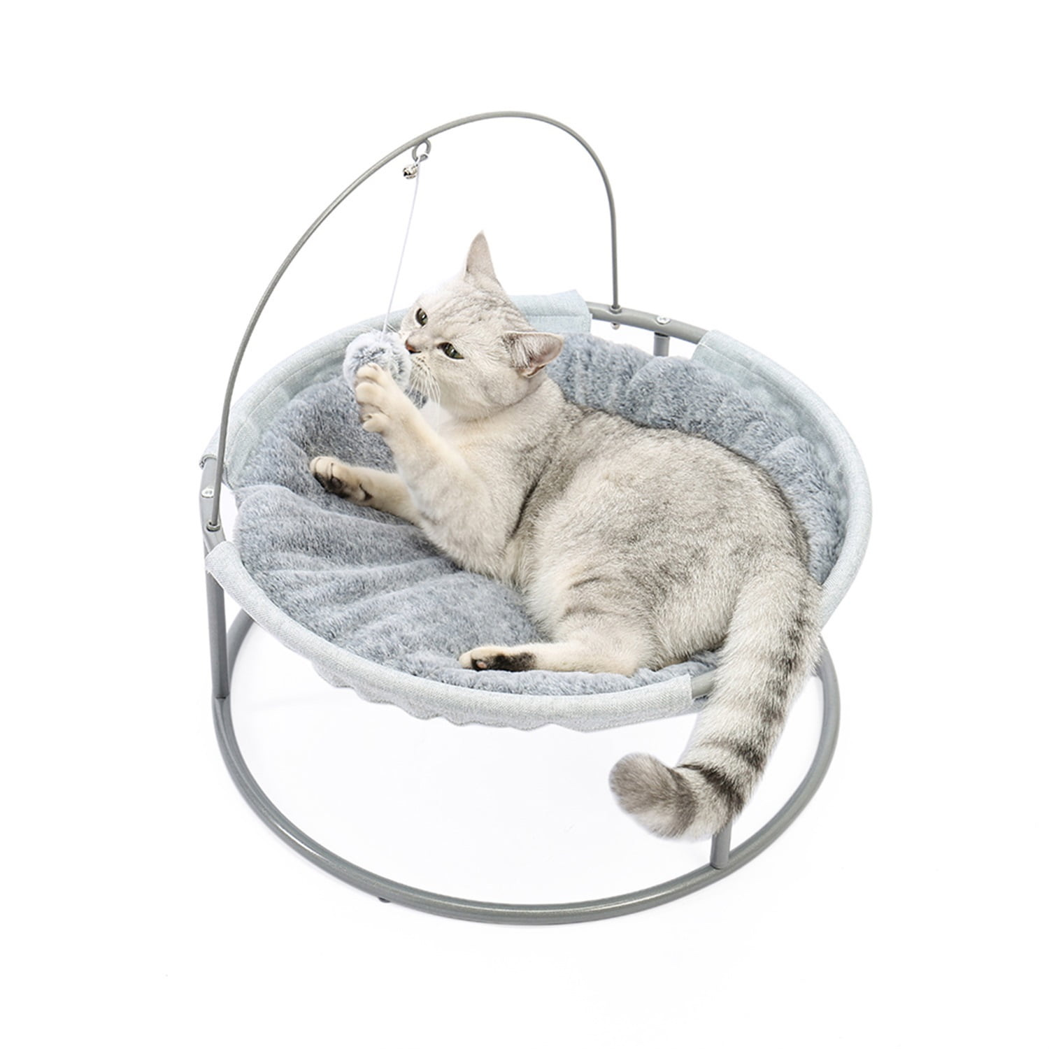 Pefilos Cat Hammock for Large Cats Dog Bed Pet Hammock Bed Free-Standing Cat Nest for Indoor Cats Sleeping Cat Bed Cat Houses for Outdoor Cats Detachable Pefilos Cat Hammock for Large Cats Dog Bed Pet Hammock Bed Free-Standing Cat Nest for Indoor Cats Sleeping Cat Bed Cat Houses for Outdoor Cats Detachable
