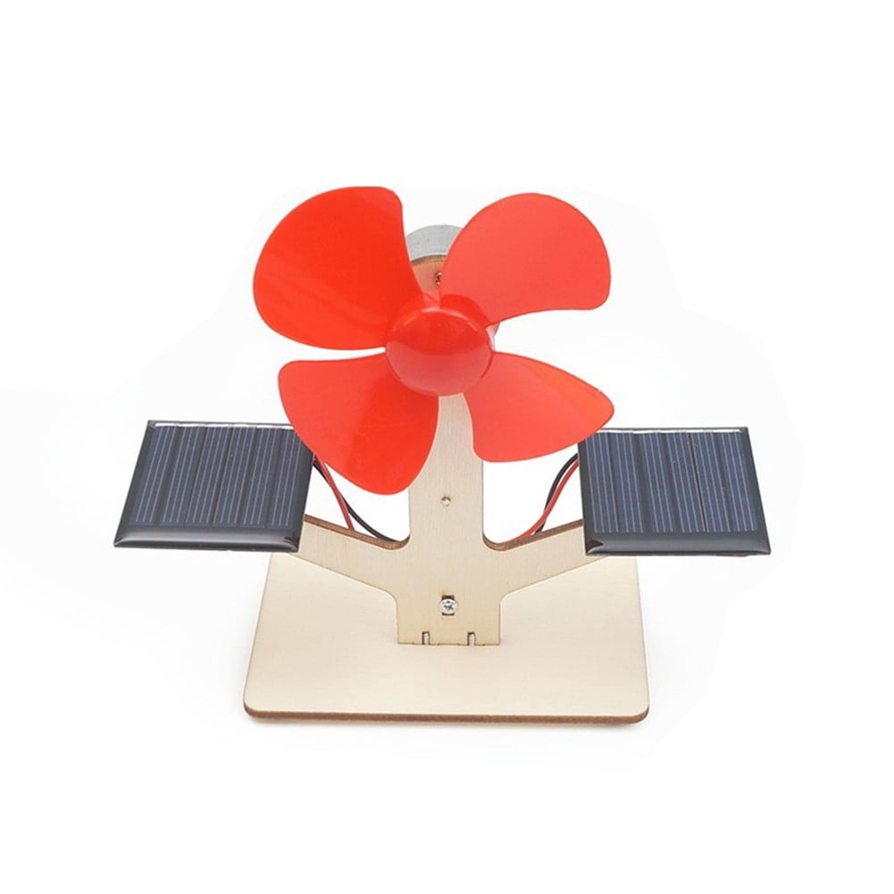 Educational DIY Solar Panel Kit Fun Fans Powered by Solar Energy for Kids