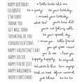 thumbnail image 1 of Tim Holtz Cling Stamps 7"X8.5"-Crazy Talk, 1 of 4
