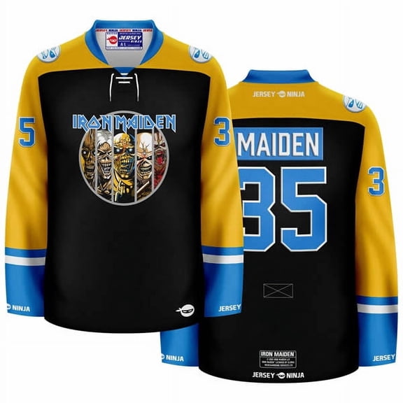 Iron Maiden The Evolution of Eddie Hockey Jersey