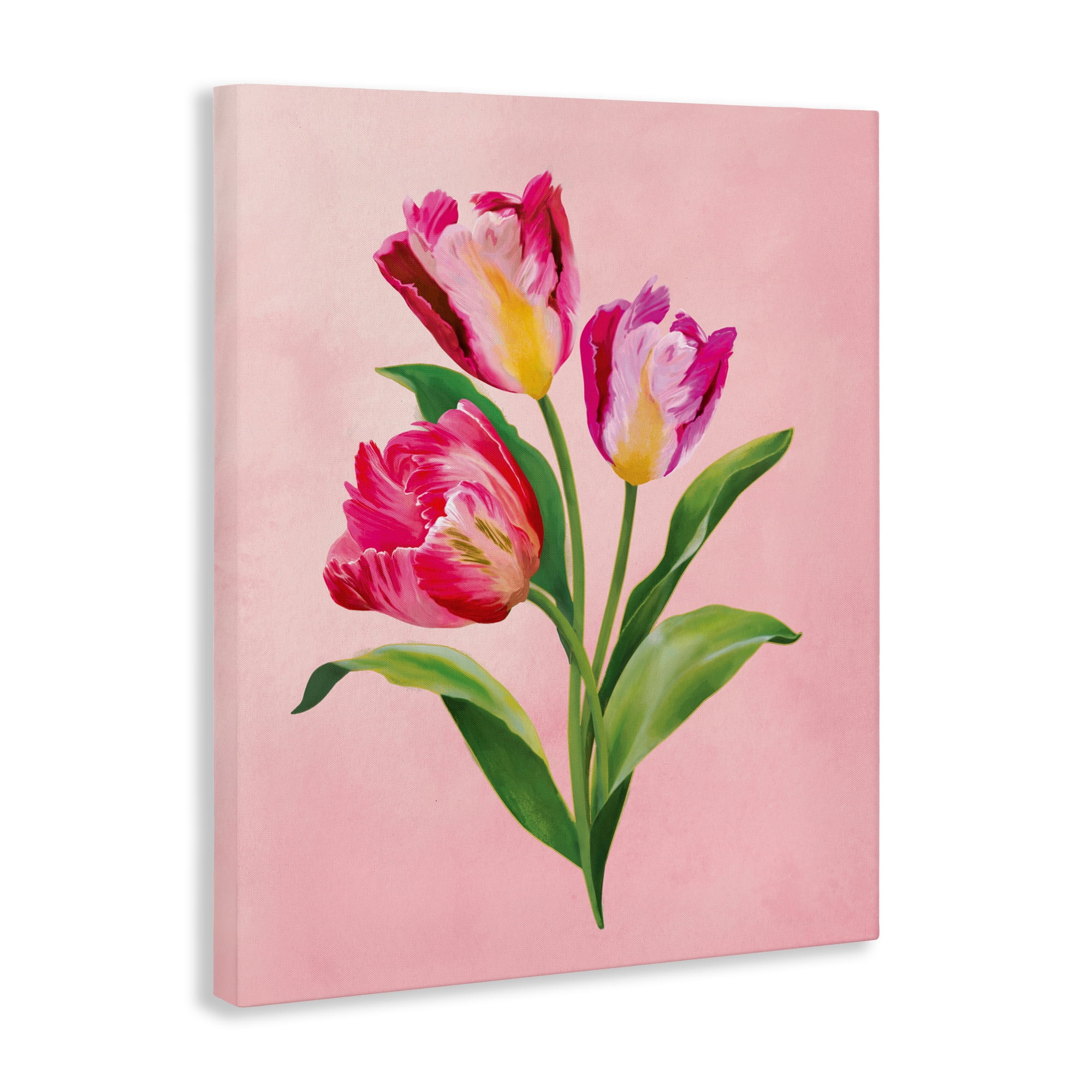 Stupell Industries Vibrant Magenta Tulips Canvas Wall Art, design by Diane Neukirch