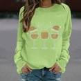 thumbnail image 5 of Enjoytime Christmas Sweatshirts for Women Trendy Printed Crewneck Pullover Sweatshirt Xmas Holiday Party Casual Long Sleeve Tops, 5 of 5