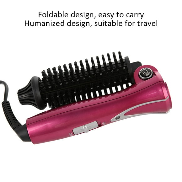 Noref Electric Ceramic Hair Curler Straightener Brush Comb Curling Styling ML